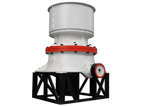 Single cylinder hydraulic cone crusher